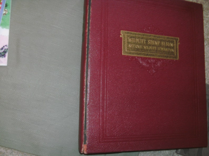 National Wildlife Federation Complete 1969-1976 Wildlife Stamp Album In Very nice Album FREE SHIPPING