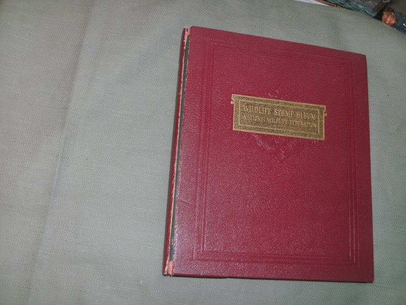 National Wildlife Federation Complete 1969-1976 Wildlife Stamp Album In Very nice Album FREE SHIPPING