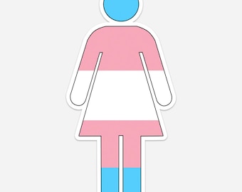 Transgender Frau's Toilette