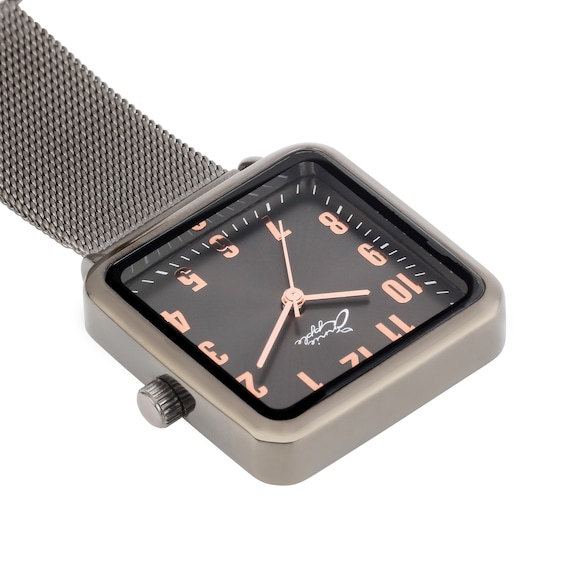 Square top fob watch
