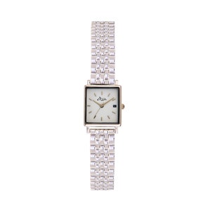 Quaintrelle Square White/Silver Link 22*24mm
