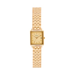 Square gold shop watch mens