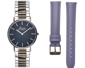 Jumeirah Silver/Gunmetal/Grey Interchangeable