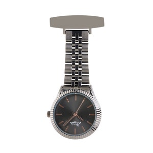 Callista Silver/Gunmetal Link Fob