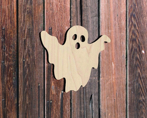 Ghost Cutout Halloween Wood Cutouts Wood Crafts DIY - Etsy