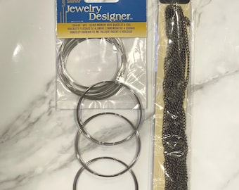 Mixed Lot Jewelry Making Supplies - Various Findings & Components - Earring, Bracelet, Necklace, etc.