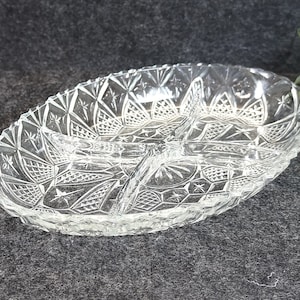 70s crystal bowl, serving bowl, serving plate, serving plate, snack bowl
