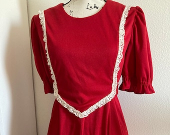 Handgemachtes Vintage Maxikleid