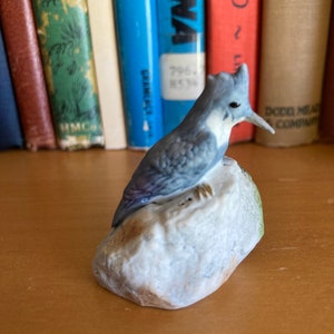 Royal Cornwall Miniature bird figurine, statue, kingbird, 1982