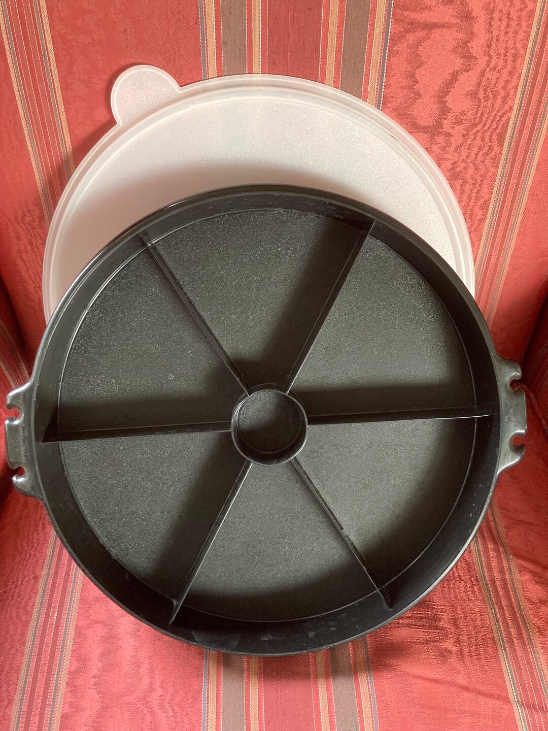 Vintage Tupperware Vegetable Appetizer Tray With Lid 2540a2 405I Etsy