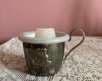 Vintage silver sipper cup