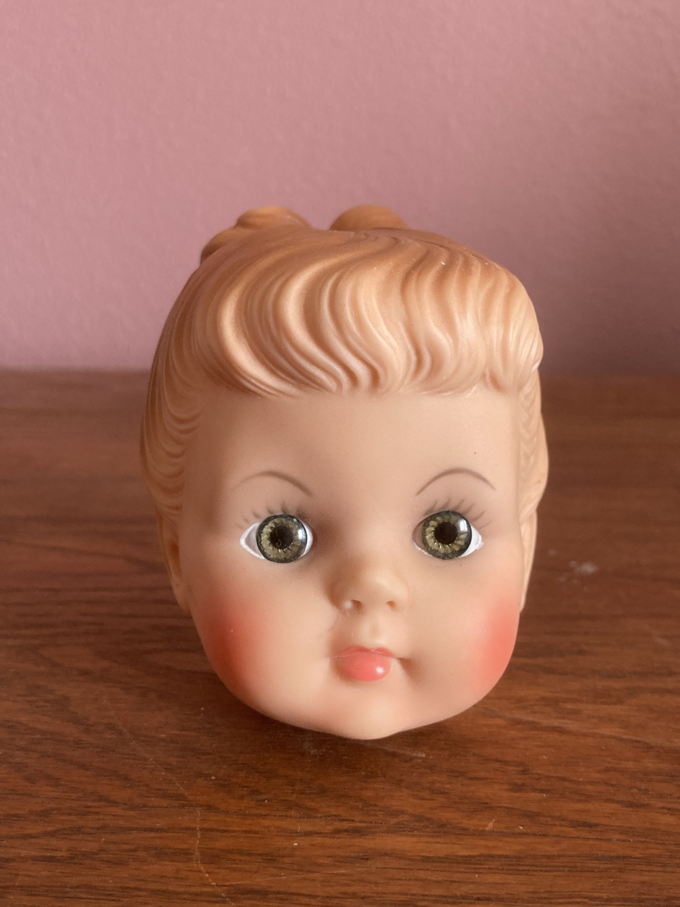 Small Vintage Soft Plastic/rubber Kleeware Sitting Baby Doll 1950s