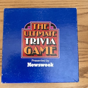 The Ultimate Trivia board game, by Newsweek