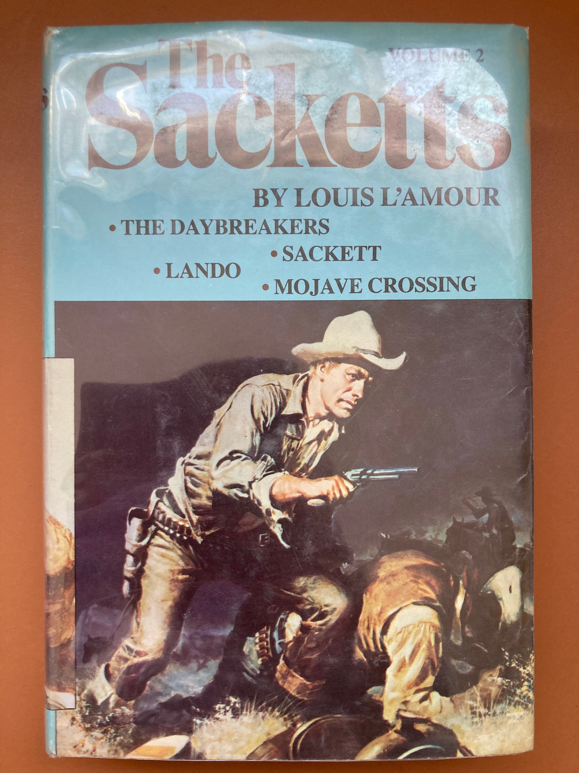 The Sacketts Volume 2 by Louis Lamour Vintage Hardcover 