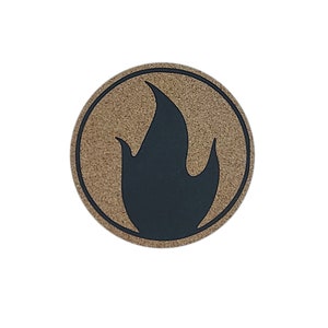 Team Fortress 2 Laser Engraved Cork Drink Coasters With Holder Pyro ...