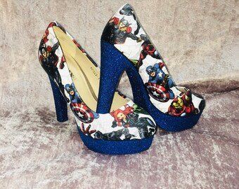 marvel high heels