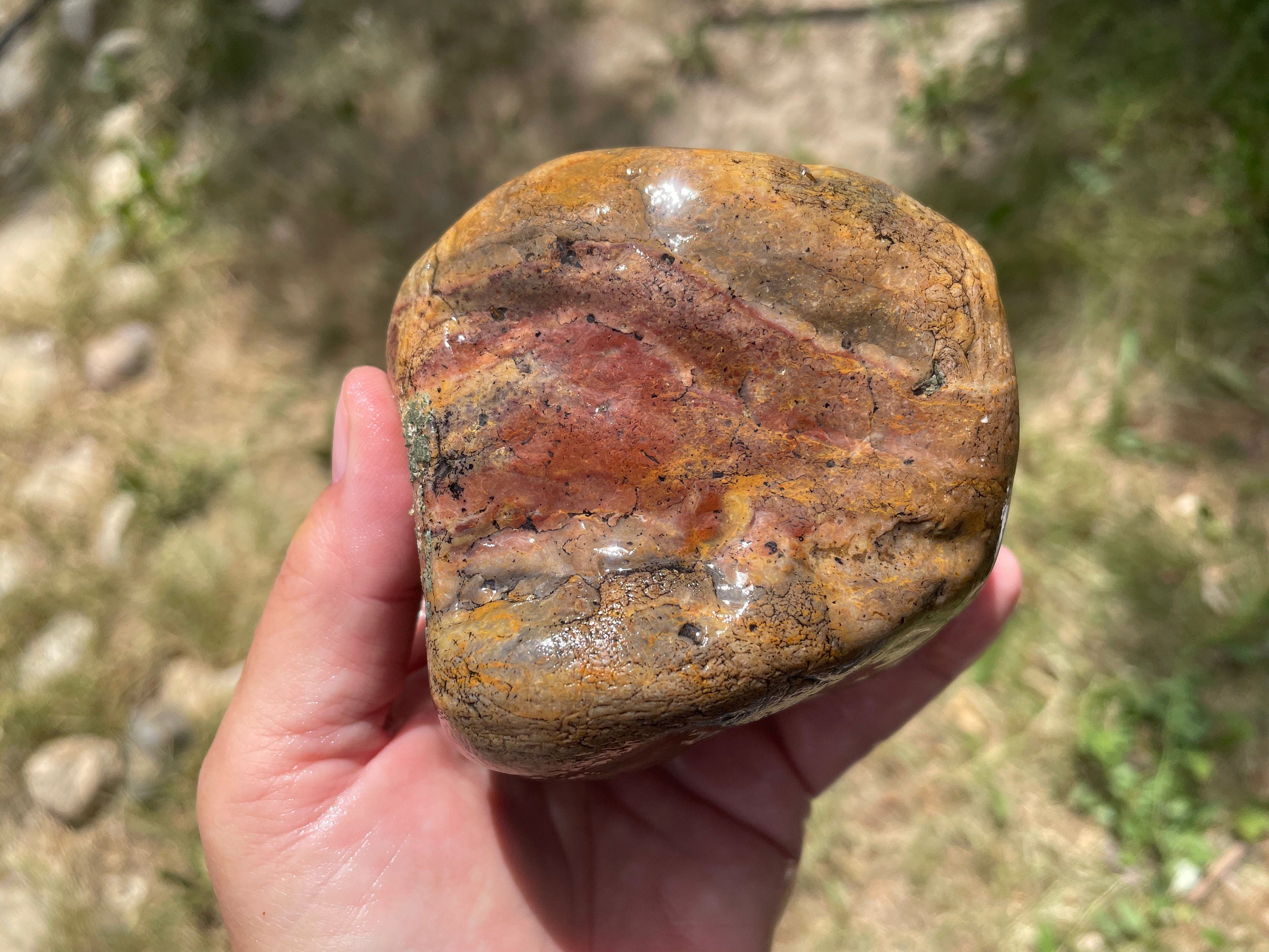 1 Lb. MEDIUM Rocks for TUMBLING From Montana's Yellowstone River 