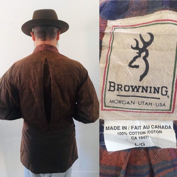 BROWNING hunter wax jacket from Canada 1980