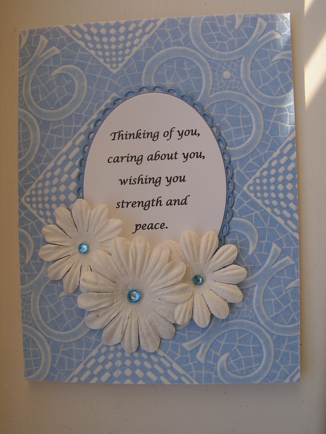 Thinking of You Card, Sympathy Card, Grief Card, Handmade Sympathy Card ...