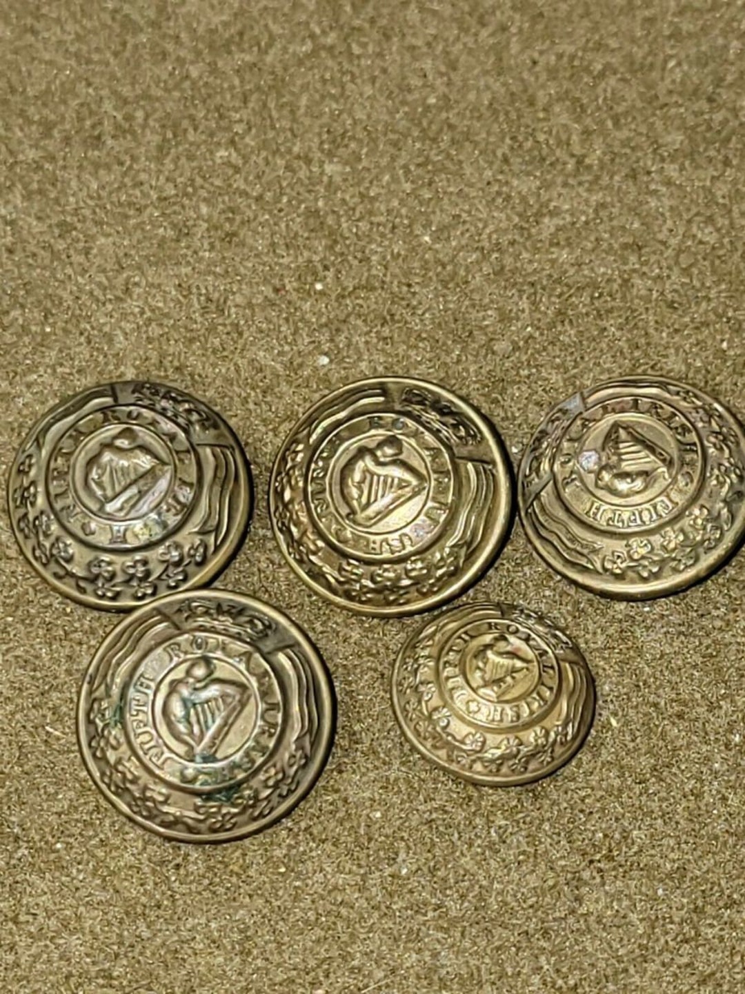 5th Royal Irish Buttons by Smith & Wright Limited Etsy