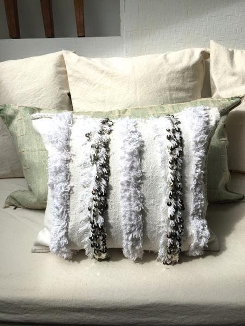 Moroccan Handira Pillow Cover