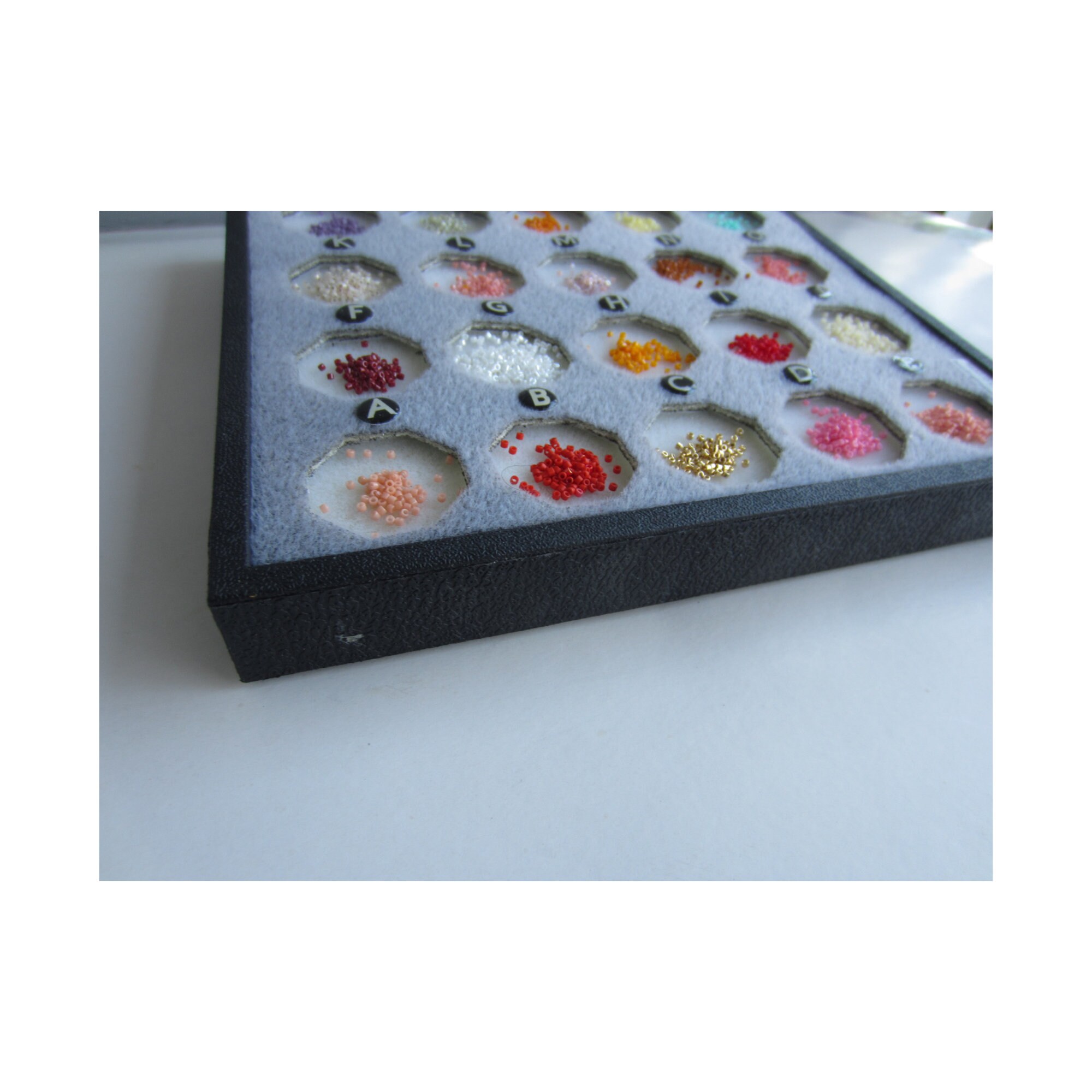Beading Mat Rigid Tray With 20 Octagonal Cups for 20 Different Etsy