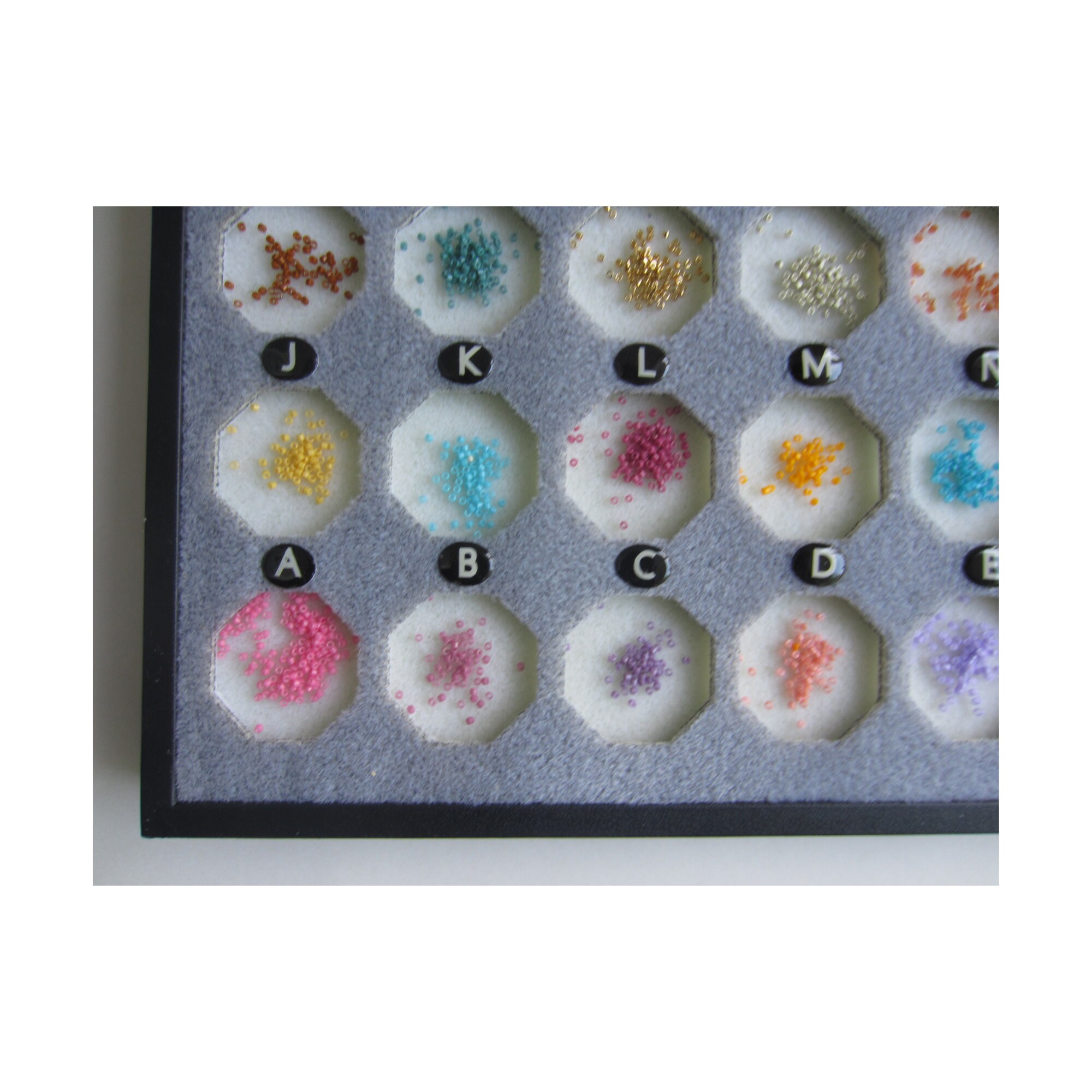 Beading Mat in Rigid Tray With 36 Octagonal Cups for 36 Etsy UK