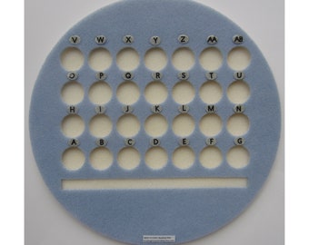 Beading Tray, Funnel Beading Tray, 8 1/2x6 1/4 Blue Plastic Bead Tray,  Beading Supplies, Item 751m 