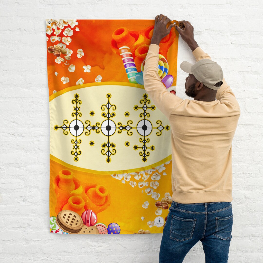 Drapo Vèvè MARASA Drapo Seremoni | Marassa Vodou Ritual Flag - Etsy