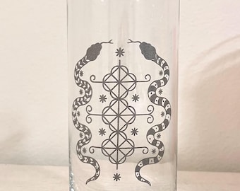 Engraved Damballah Vèvè set