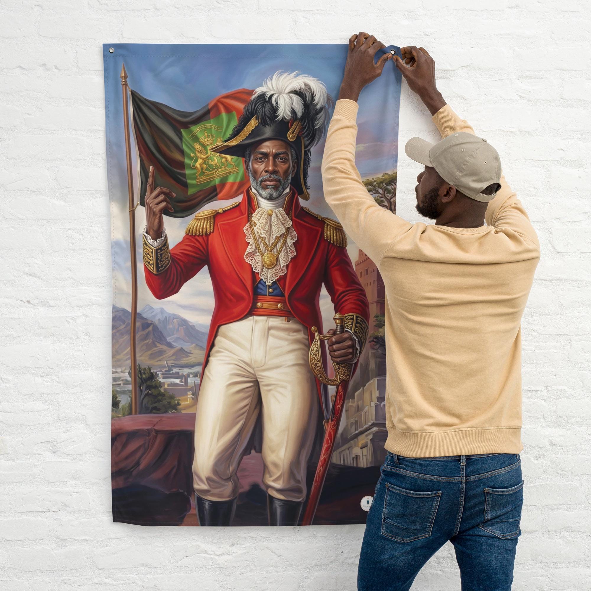 Empereur JEAN-JACQUES DESSALINES | Drapo Jan Jak Desalin | Black
