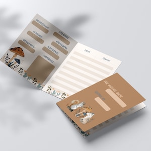 WIEGEKARTE NIEDLICHES DESIGN: Eine besondere Erinnerung für Hebammen und stolze Eltern!