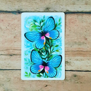 Vintage Playing Cards, Junk Journal Essentials, DIY Journal and Diary, Butterfly Playing Cards, Retro Game Ephemera, Cardmaking Supplies