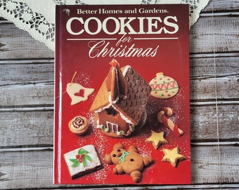 Better Homes and Gardens Cookies for Christmas, Christmas Cookies Cookbook, Christmas Journal, Junk Journal Supplies, Holiday Ephemera