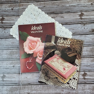 Ideals Magazine, Choice of, Junk Journal Supplies, Valentine&#39;s Issue, Ephemera, Mixed Media Art Journal, Collage, Glue Book Images,