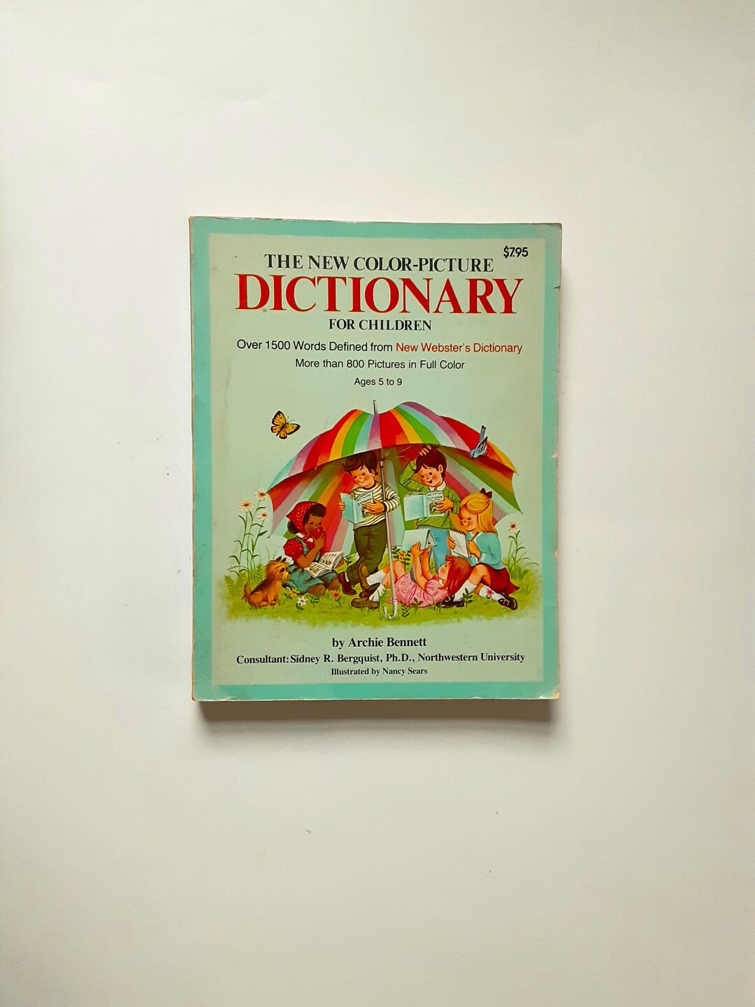 The New Color Picture Dictionary for Children 1977, Vintage Paperback