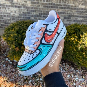 Nike Af1 Sketch Custom Etsy