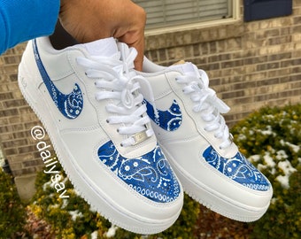 blue bandana af1