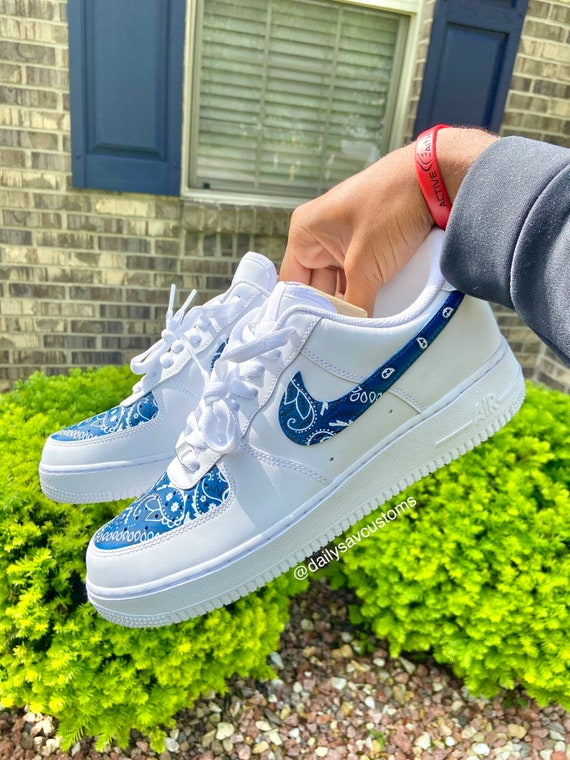 Nike Air Force 1 Custom Bandana Edition