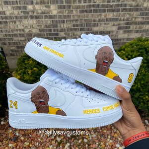 lakers custom air force 1