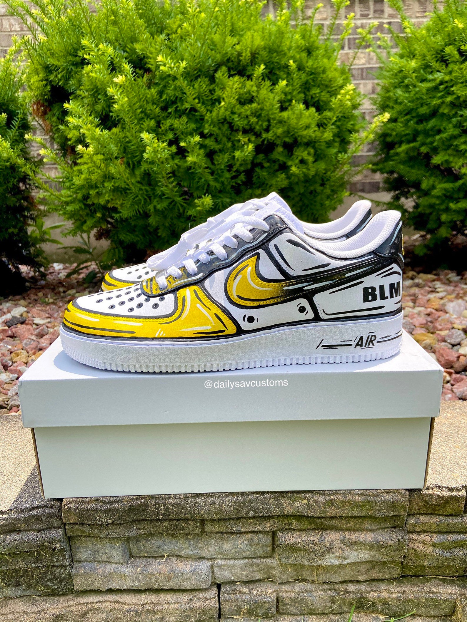 custom air force 1 blm
