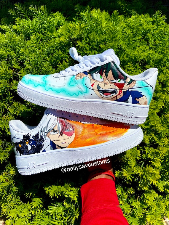 deku shoes nike air force 1