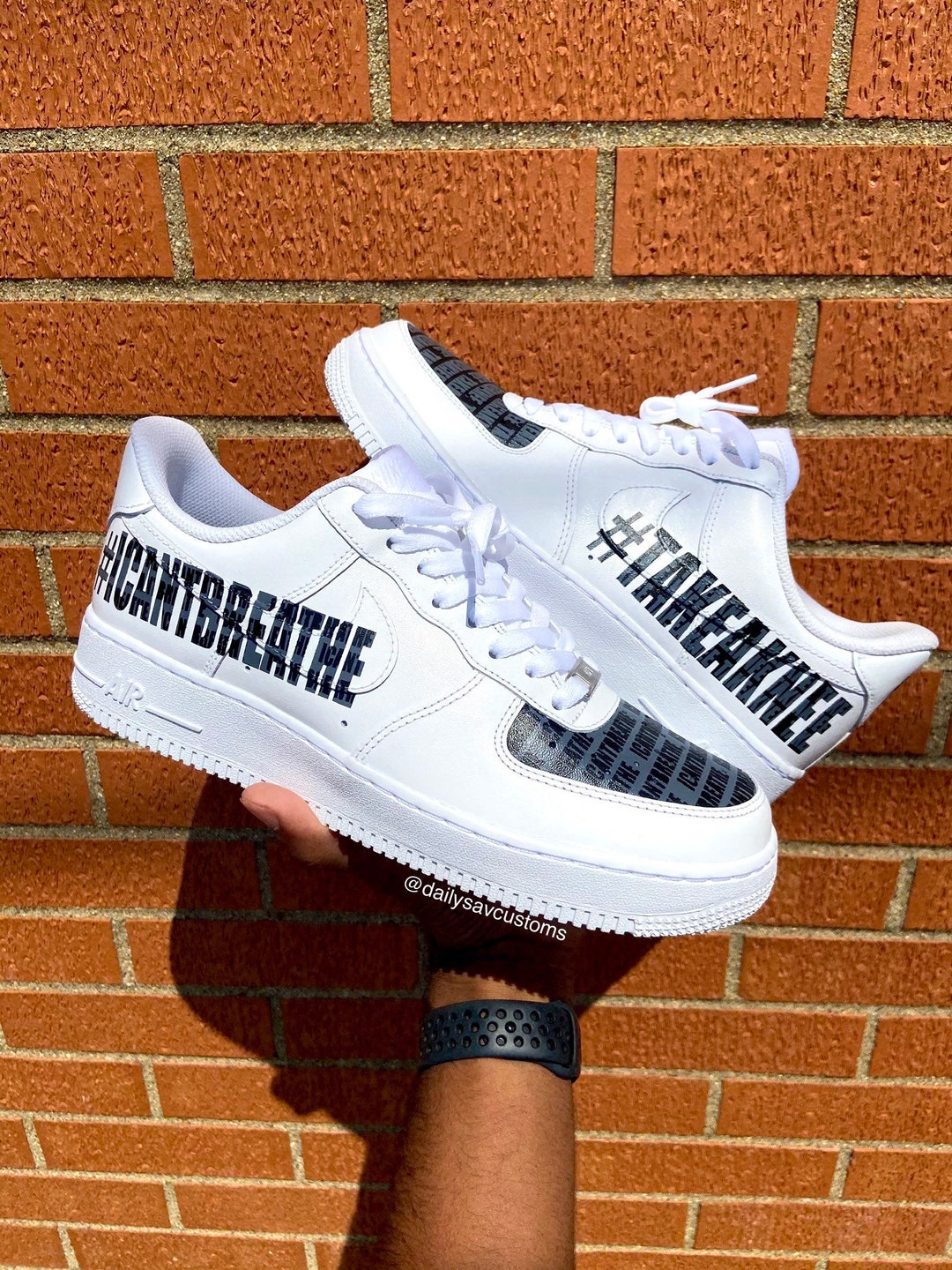 custom air force 1 blm