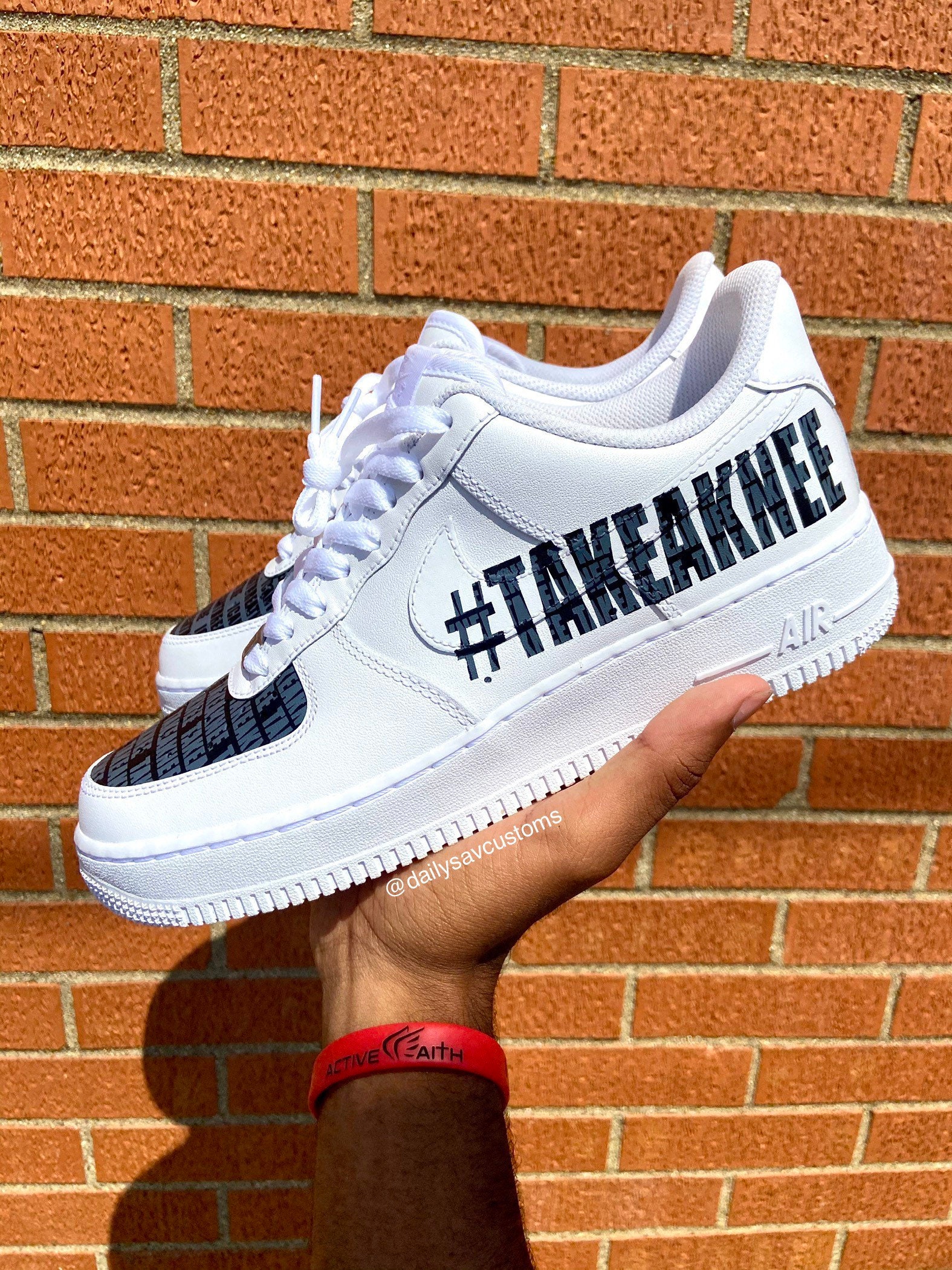 custom air force 1 blm