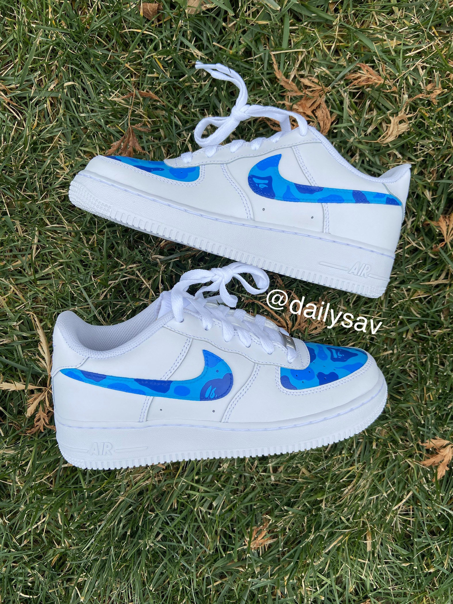 Bape Air 1 Custom Swoosh y Air Force Bape Etsy España