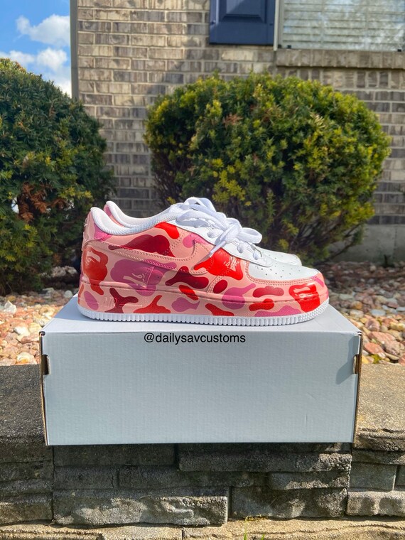 bape air force 1's