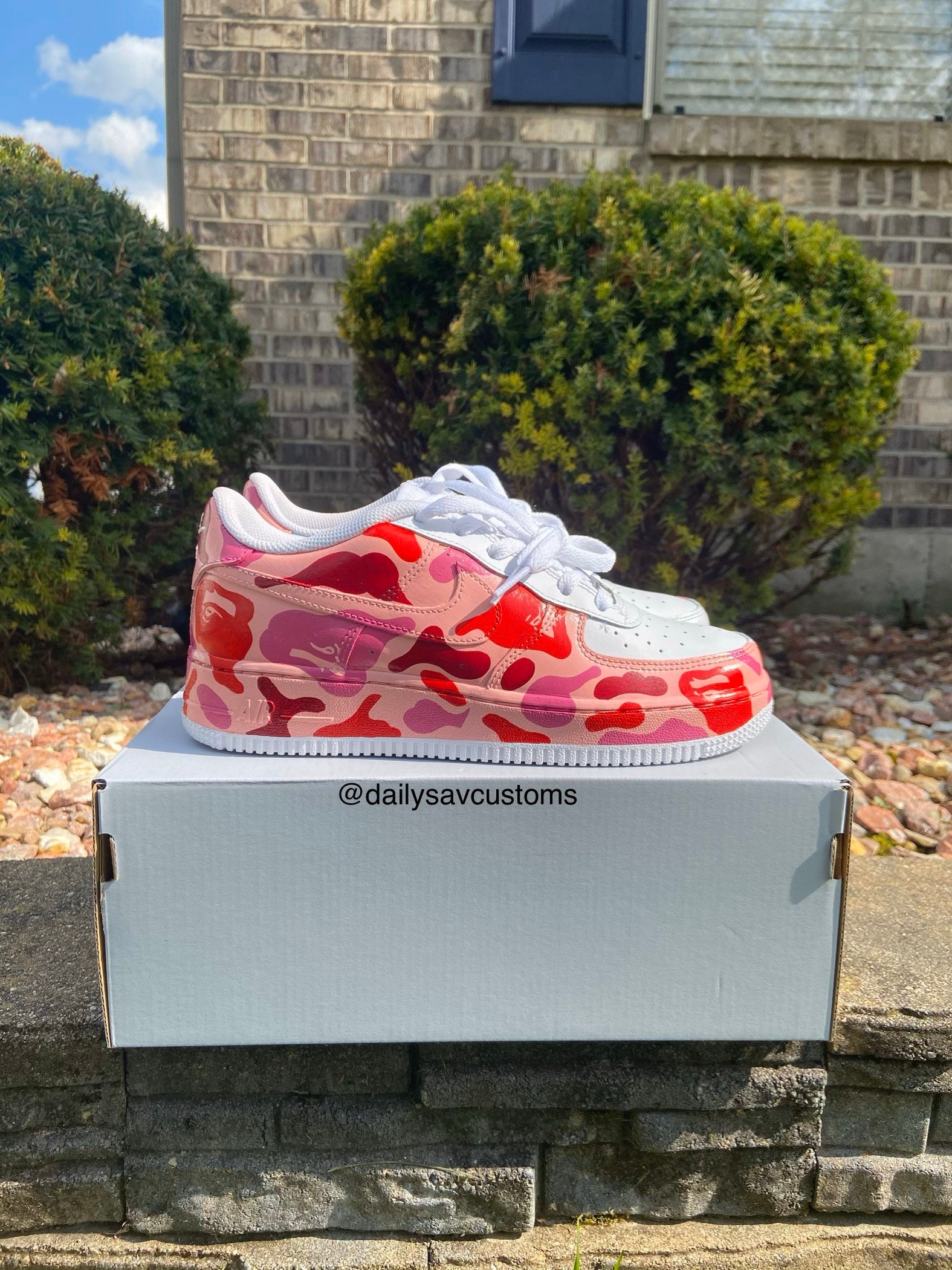 air force 1 custom bape