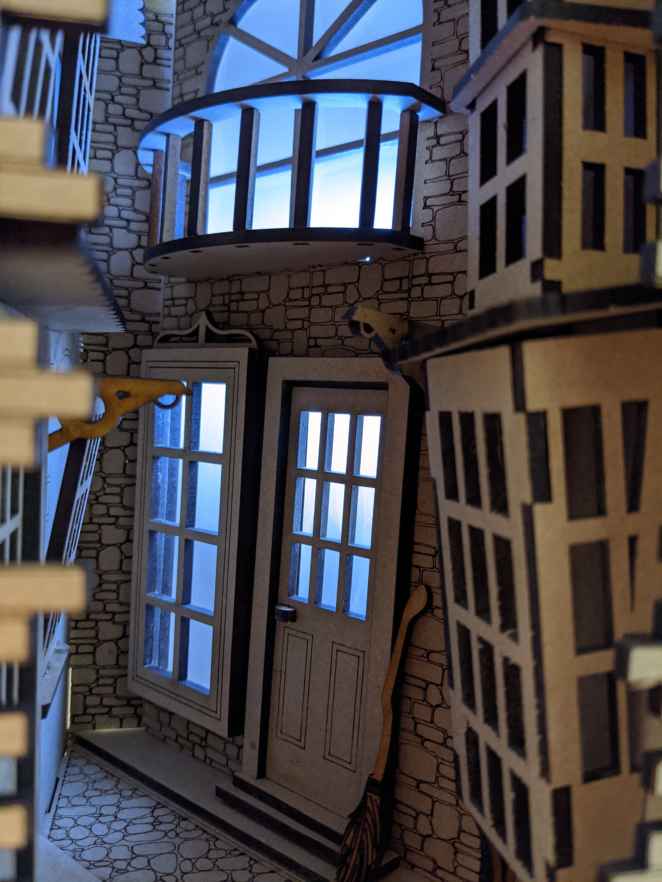 Wizard Alley Themed Book Nook 