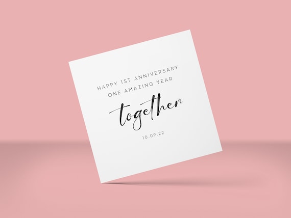 1st anniversary to wife 2025