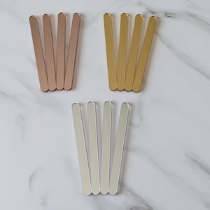 Cake Topper Sticks - Cakesicle Sticks - Cake Pop Sticks - Clear Cake Sticks - Cake Pop Equipment - Cricut Toppers - Mirrored Cake Sticks